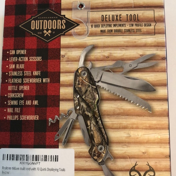 New Realtree deluxe tool with 10 implements - Picture 2 of 2